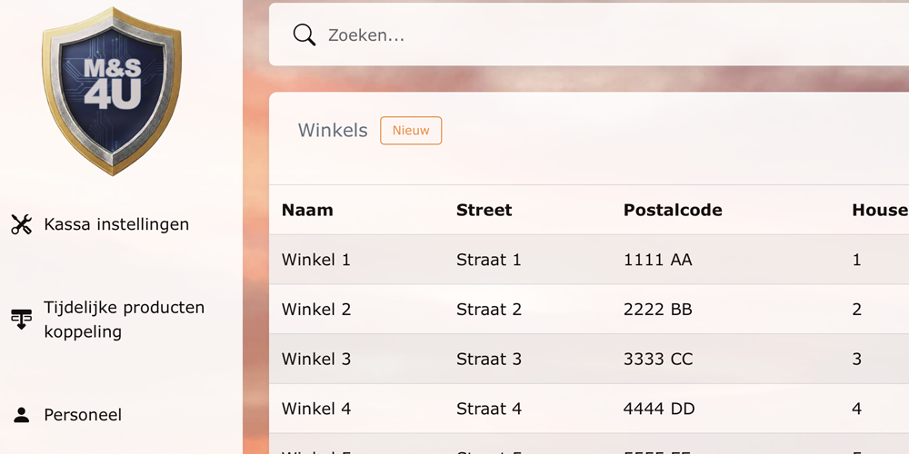 POS Settings App Configuration