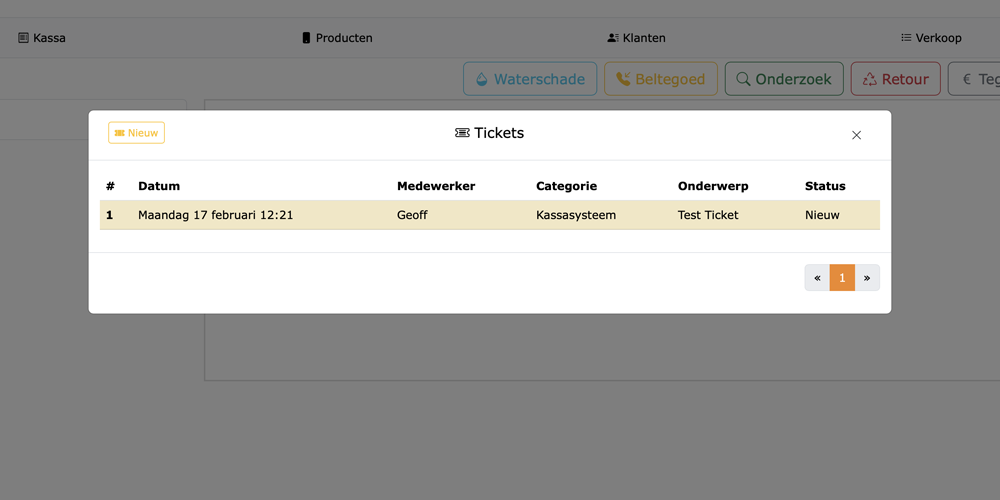 Internal Support Ticket System